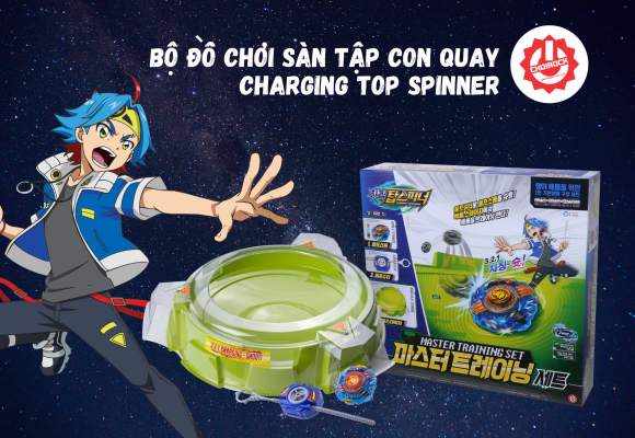 Bộ đồ chơi sàn đấu con quay Charging Top Spinner